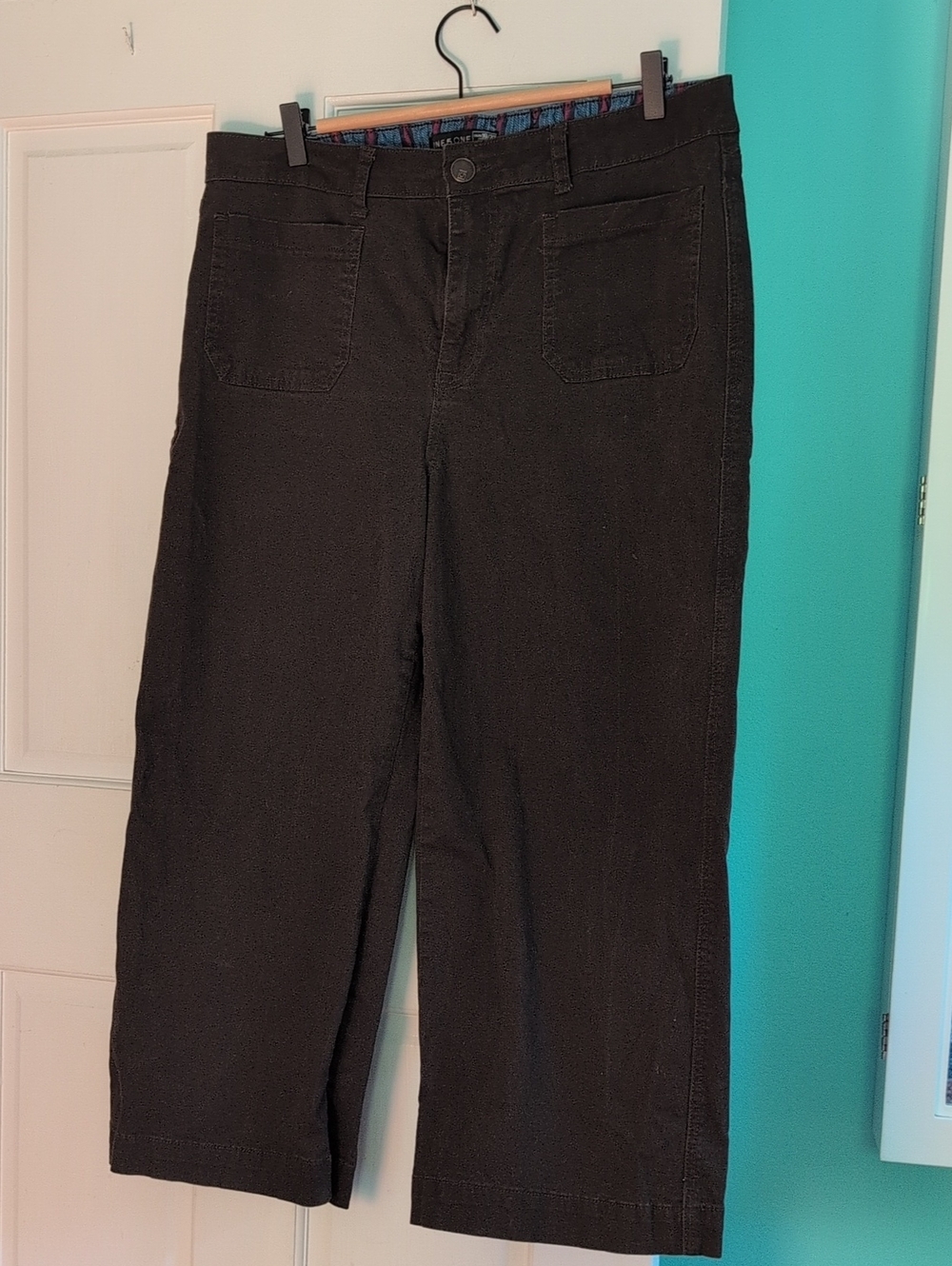 Brown Crop Womans Jeans